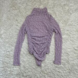 Fairy Cottagecore Boho Cute Glam Free People purple lace long sleeve top